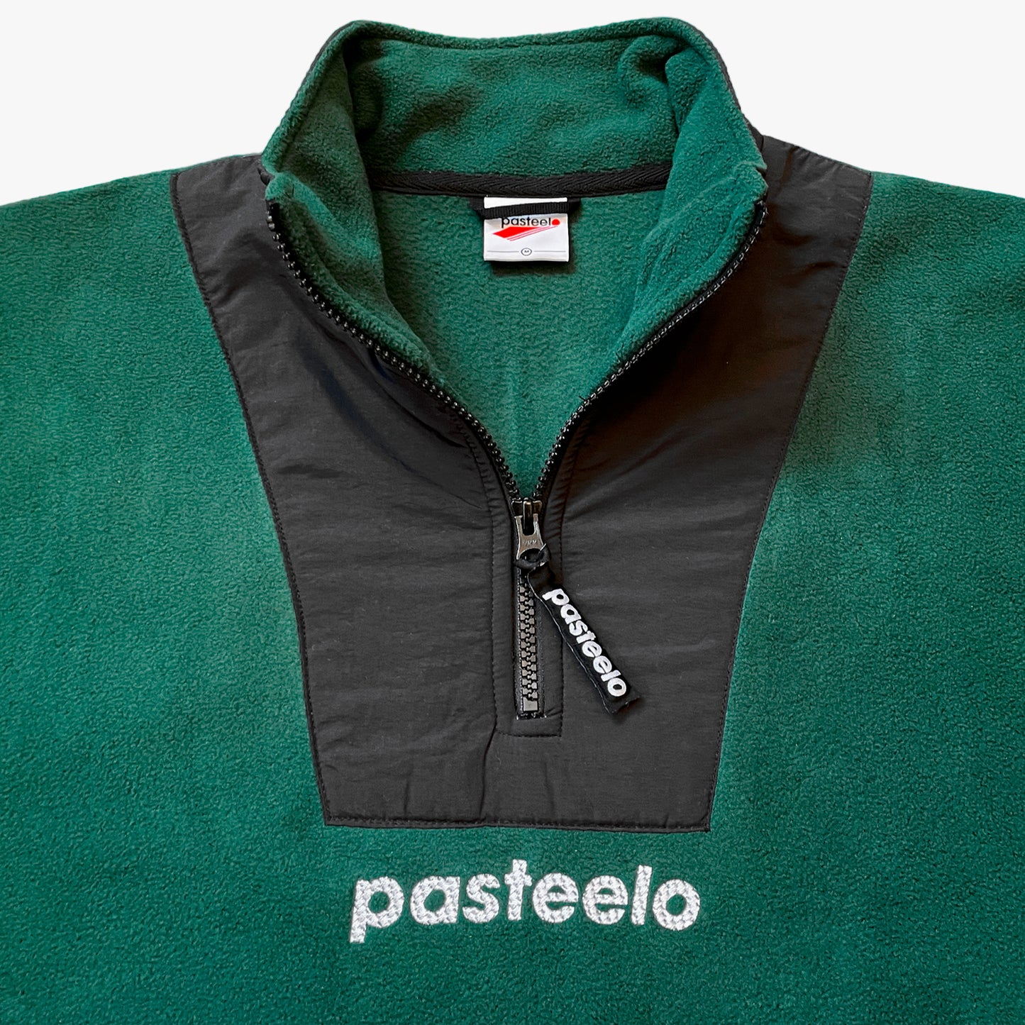 98 POLARFLEECE QUARTER ZIP - FOREST/BLACK