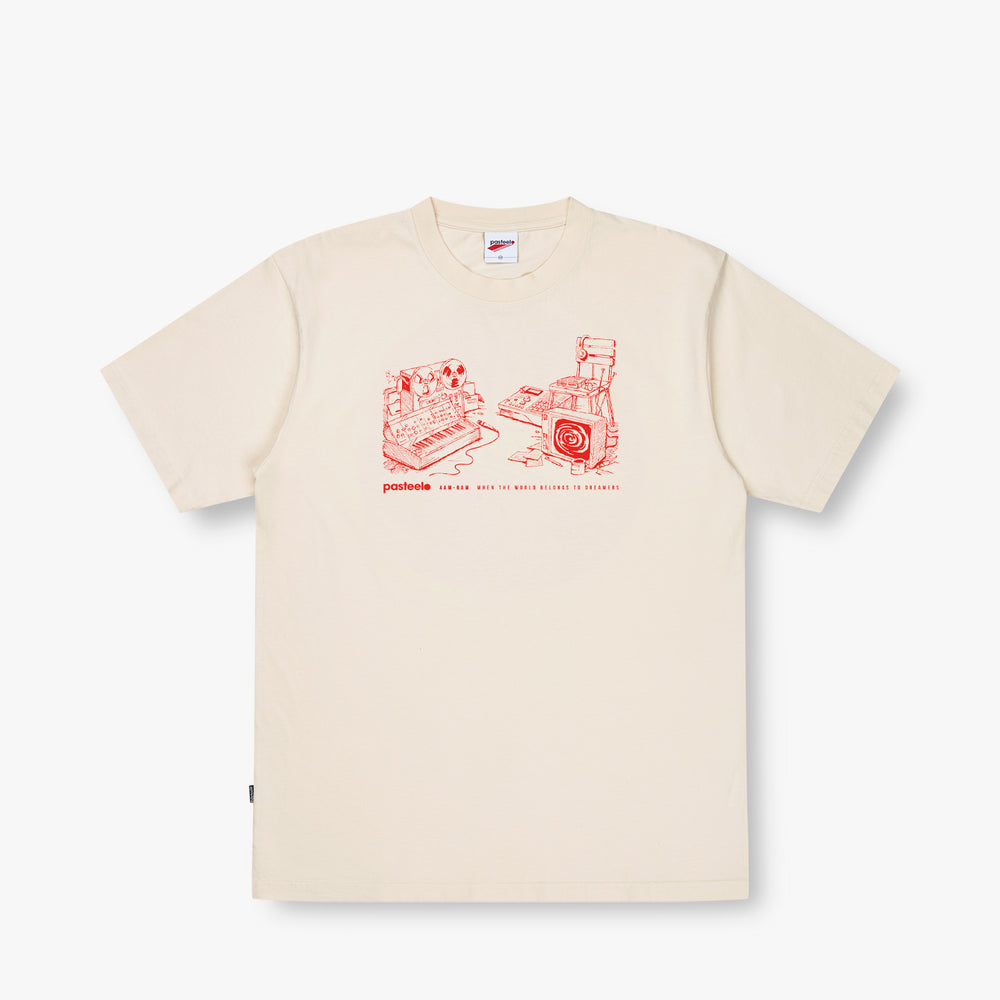 4AM-6AM TEE - CREAM