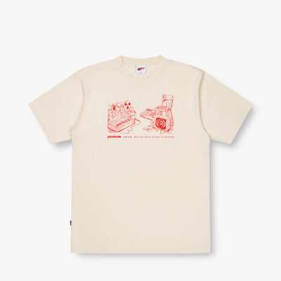 4AM-6AM TEE - CREAM