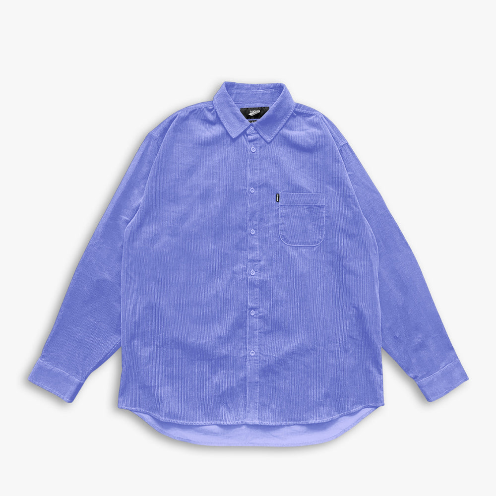 CORDUROY SHIRT - BLUE VIOLET