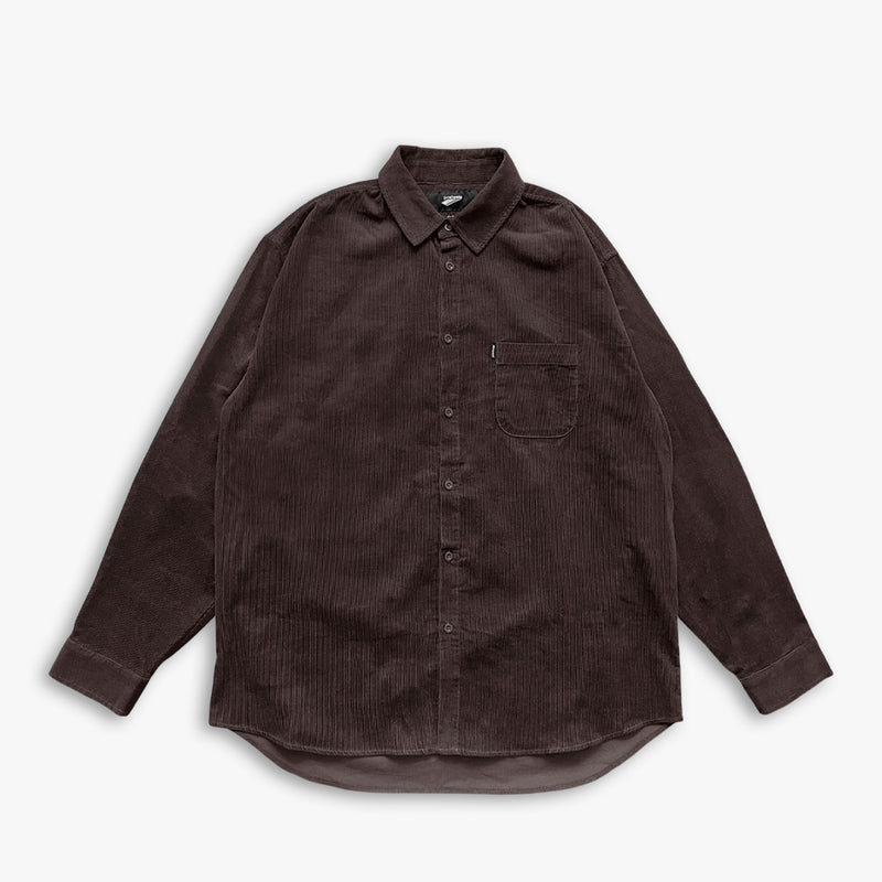 CORDUROY SHIRT - COFFEE