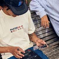 LO-FI EMB TEE - CREAM