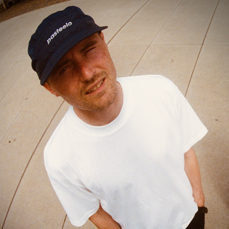 WOOL BLEND 5 PANEL CAP - NAVY