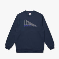 FLAG CREWNECK - NAVY