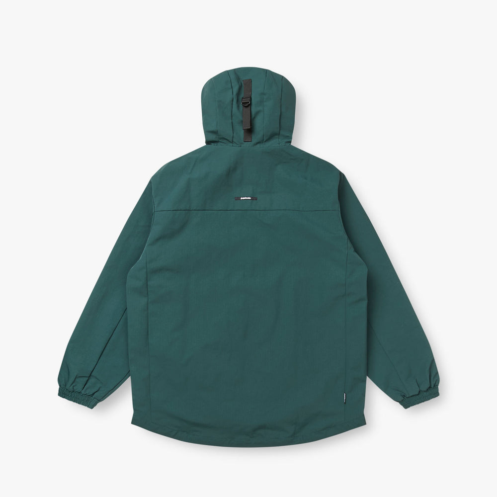 HOODED SHELL JACKET - FOREST