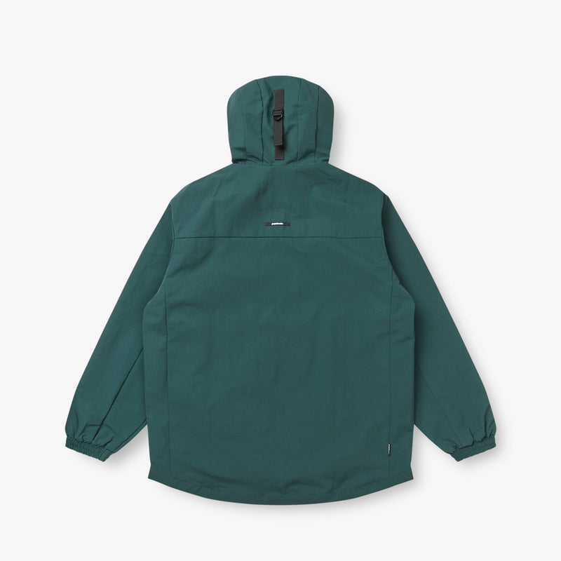 HOODED SHELL JACKET - FOREST
