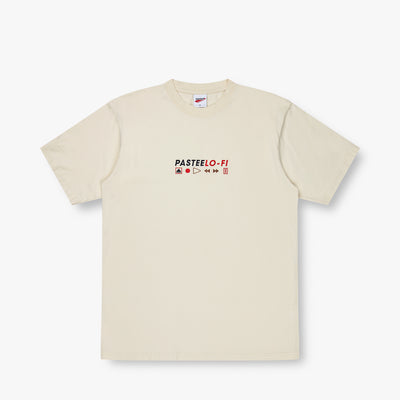 LO-FI EMB TEE - CREAM