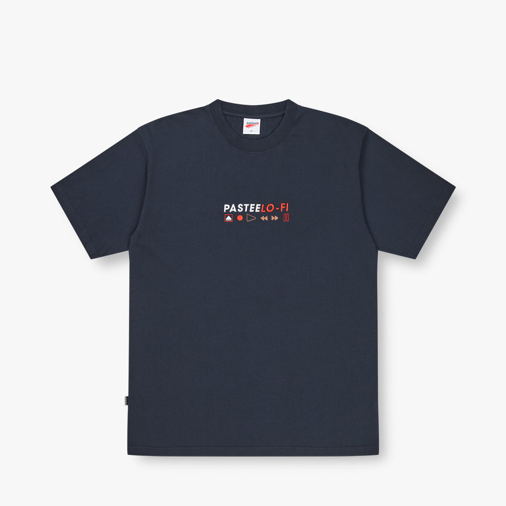 LO-FI EMB TEE - NAVY