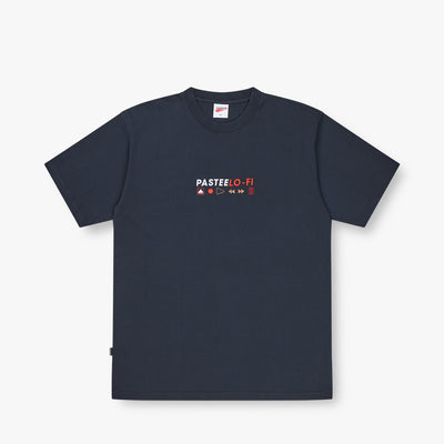 LO-FI EMB TEE - NAVY