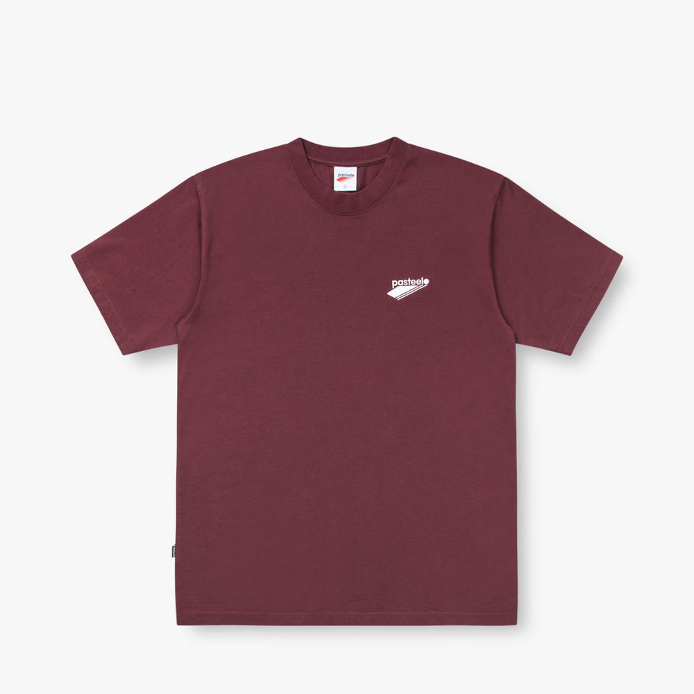 O.G. EMBROIDERED TEE - BURGUNDY