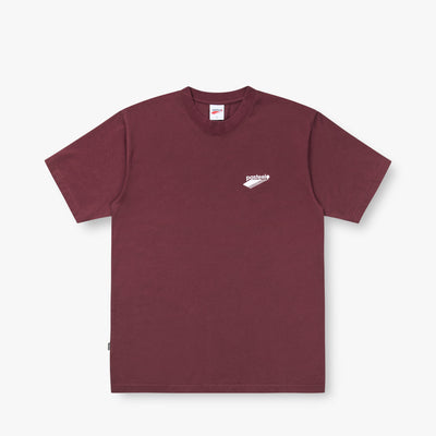 O.G. EMBROIDERED TEE - BURGUNDY