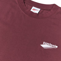 O.G. EMBROIDERED TEE - BURGUNDY
