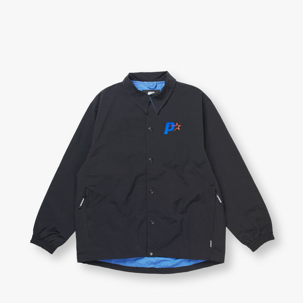 P STEELO COACH JACKET - BLACK