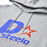 P STEELO HOODIE - HEATHER GREY