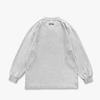 PIQUE SPORTS LONG SLEEVE - HEATHER GREY