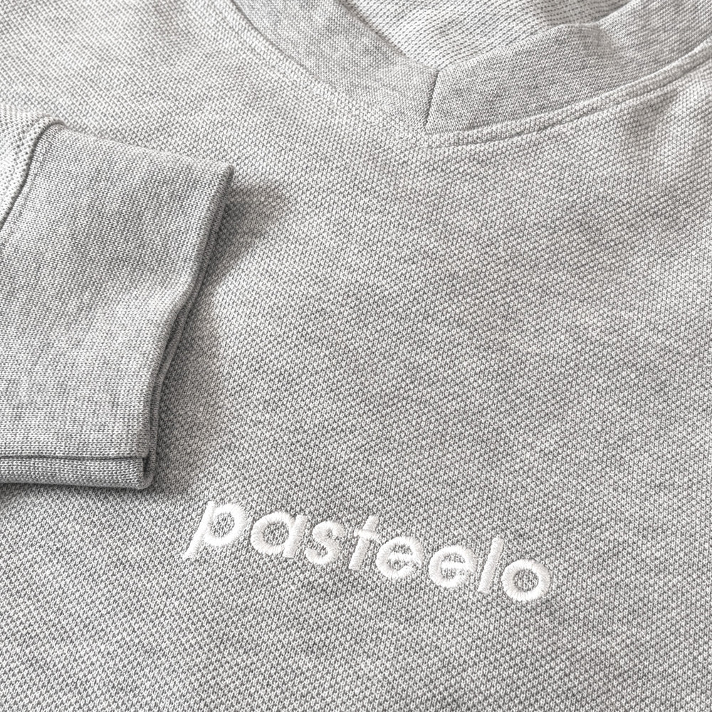 PIQUE SPORTS LONG SLEEVE - HEATHER GREY