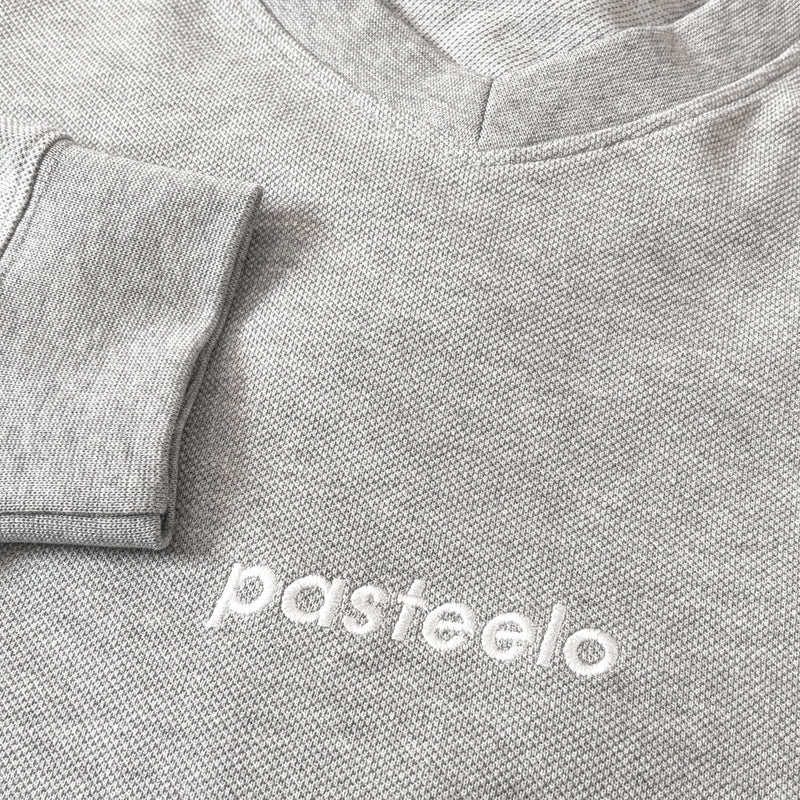 PIQUE SPORTS LONG SLEEVE - HEATHER GREY