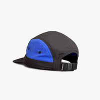 RACE 5 PANEL CAP - BLACK/ROYAL