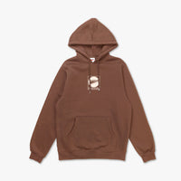 RECORDS HOODIE - BROWN