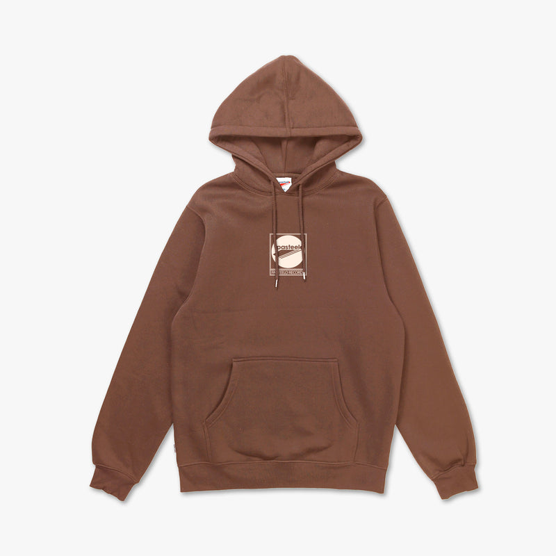 RECORDS HOODIE - BROWN