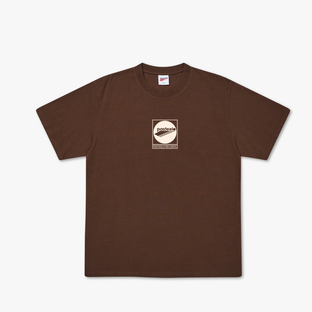 RECORDS TEE - COFFEE