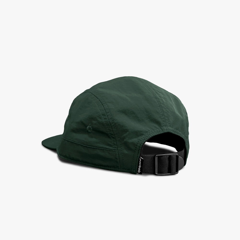 RIPSTOP 5 PANEL CAP - FOREST