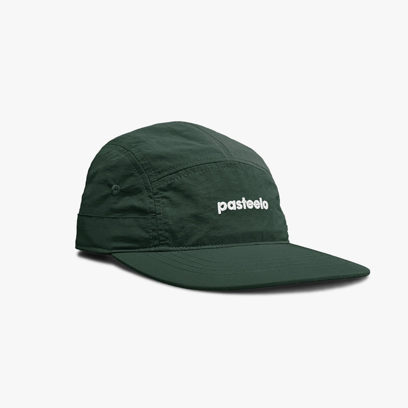 RIPSTOP 5 PANEL CAP - FOREST