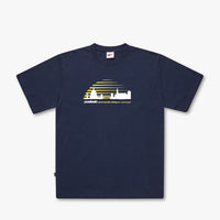 SKYLINE TEE - NAVY