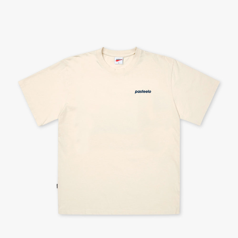 SPHERE GRID TEE - CREAM