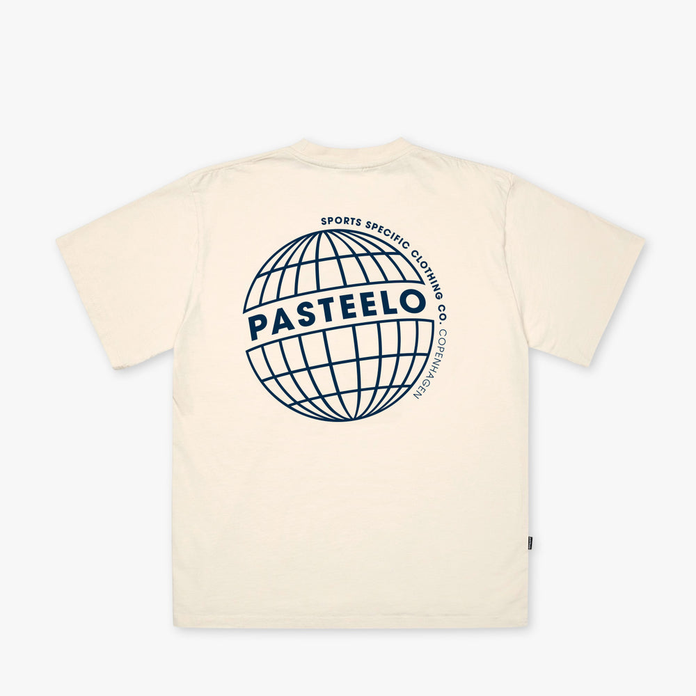 SPHERE GRID TEE - CREAM