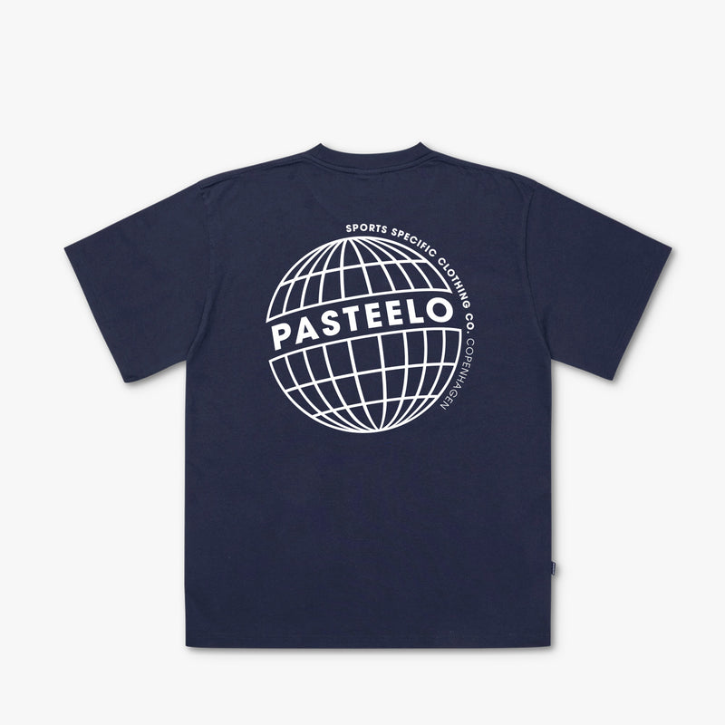 SPHERE GRID TEE - NAVY