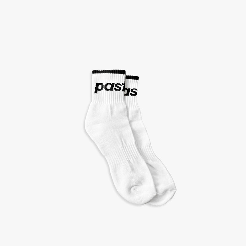 SPORTS SOCKS MID - WHITE/BLACK