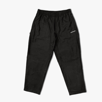 SPORTS WOOL BLEND PANTS - BLACK