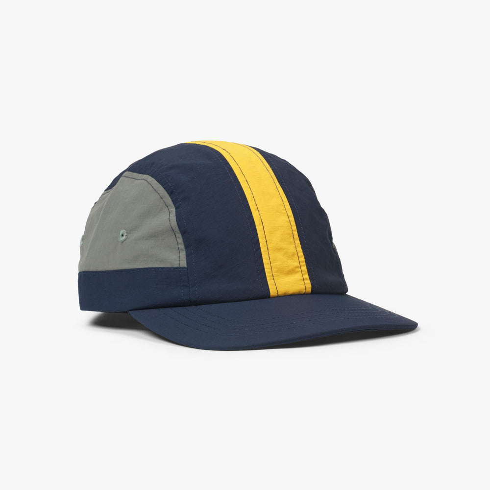 STRIPE CAP - NAVY/OLIVE/GOLD