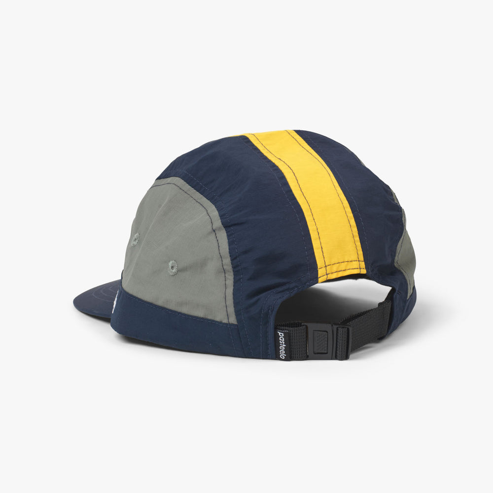 STRIPE CAP - NAVY/OLIVE/GOLD
