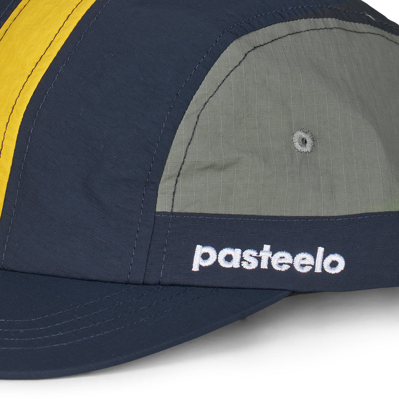 STRIPE CAP - NAVY/OLIVE/GOLD