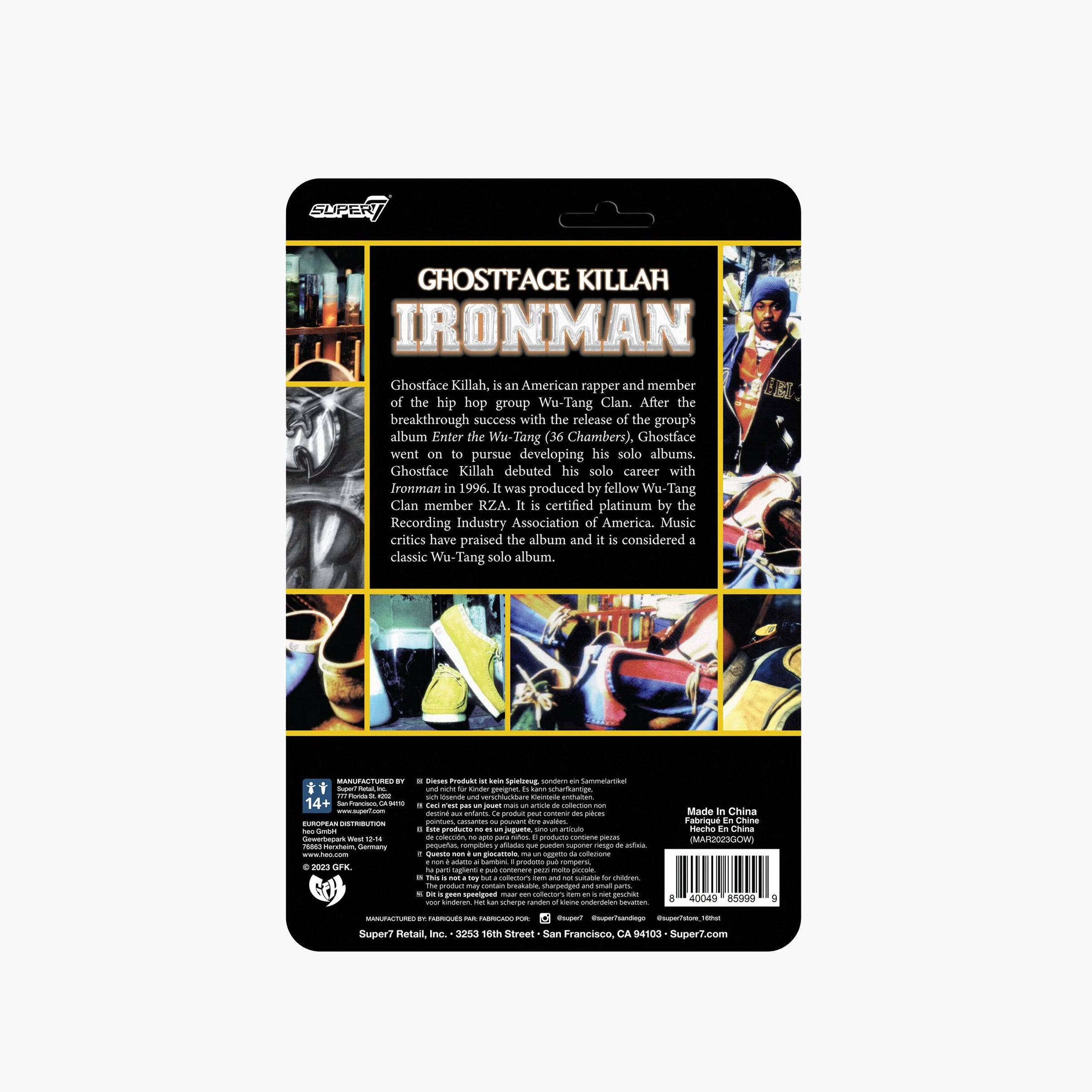 SUPER7 - GHOSTFACE KILLAH IRONMAN – Pasteelo