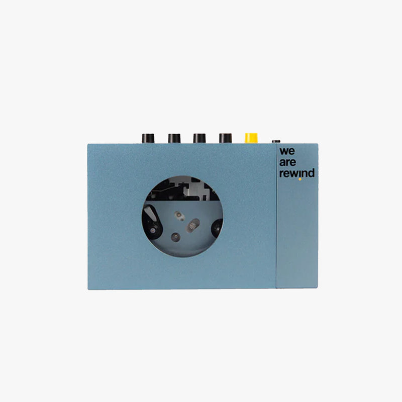 WE ARE REWIND CASSETTE PLAYER - BLUE (KURT)