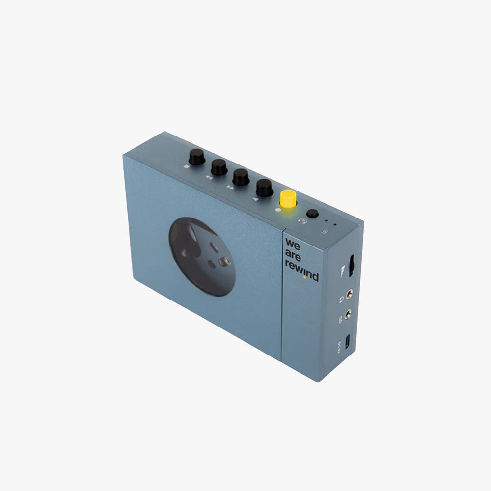 WE ARE REWIND CASSETTE PLAYER - BLUE (KURT)