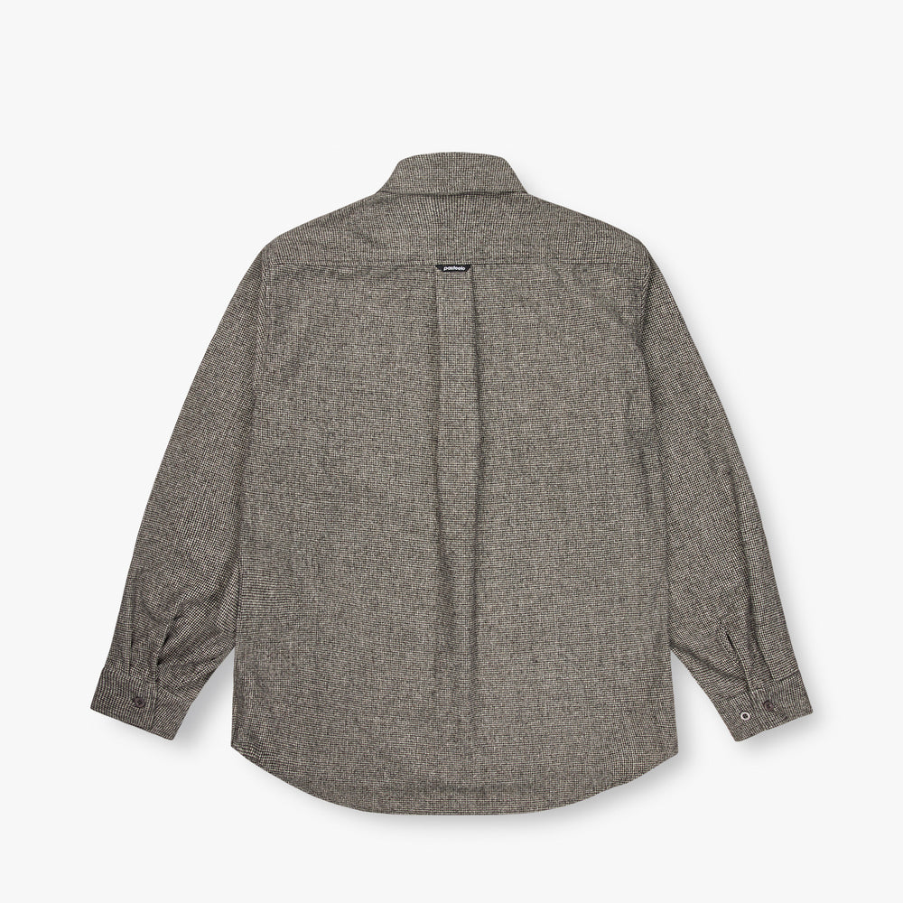 WOOL BLEND SHIRT - MICRO CHECK