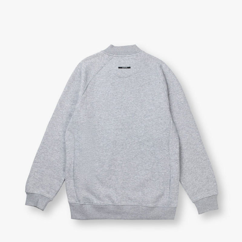 ZIP UP TRAINER - HEATHER GREY