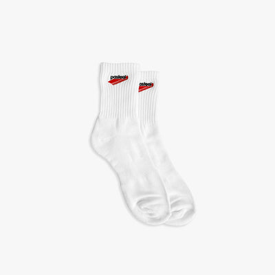 EMBROIDERED SOCKS - WHITE