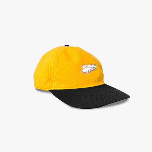 POLARFLEECE 6 PANEL CAP - GOLD/BLACK