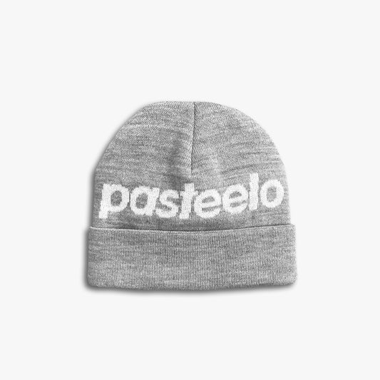 SCRIPT BEANIE - HEATHER GREY