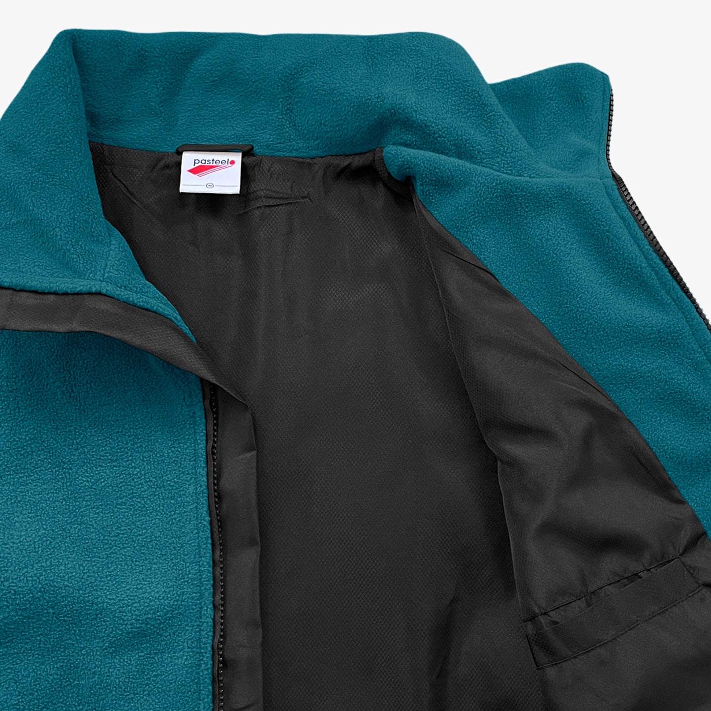 POLARFLEECE TECH VEST - DARK TEAL/BLACK