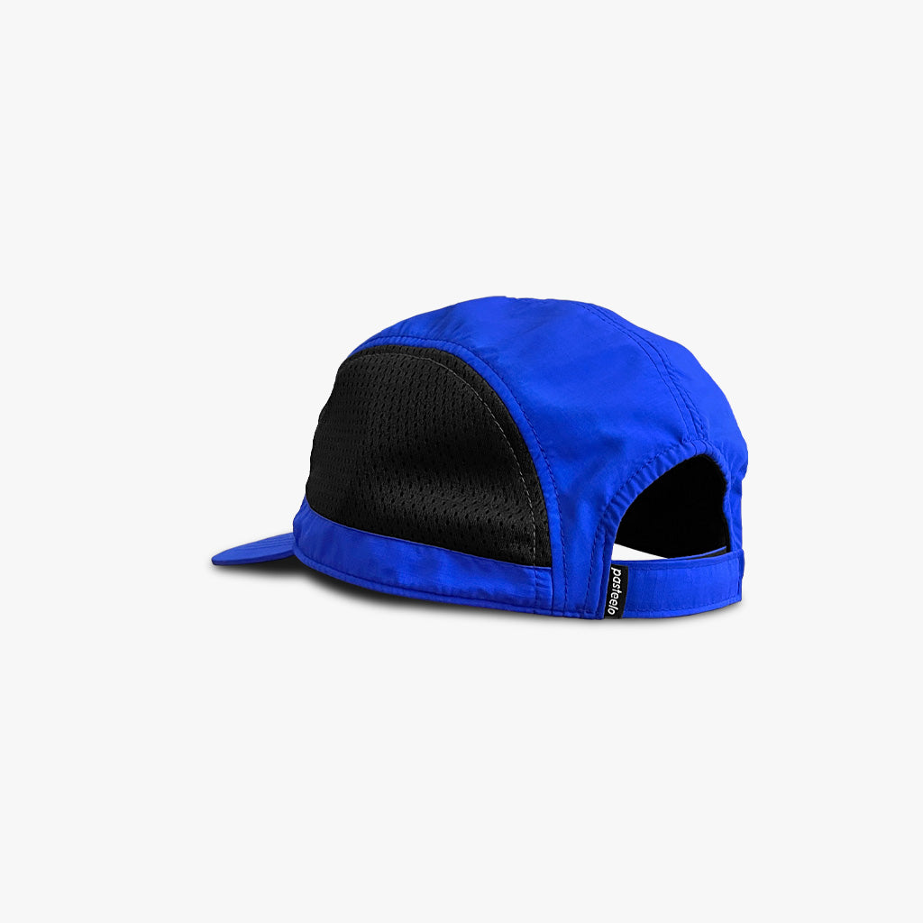 SPORTS 5 PANEL CAP - ROYAL/BLACK