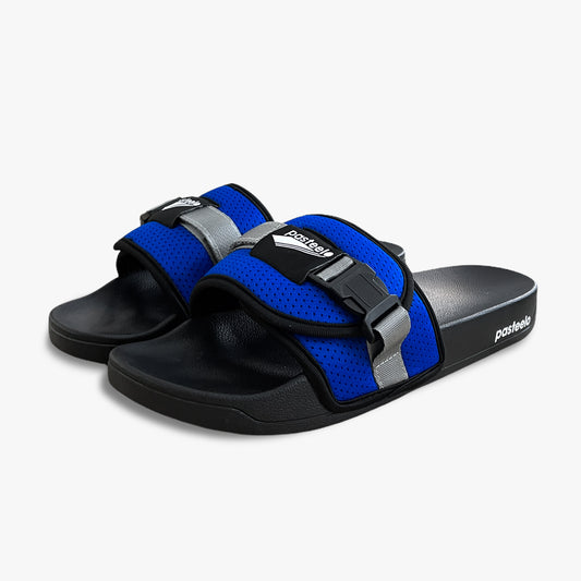 SPORTS SLIDES - ROYAL/BLACK