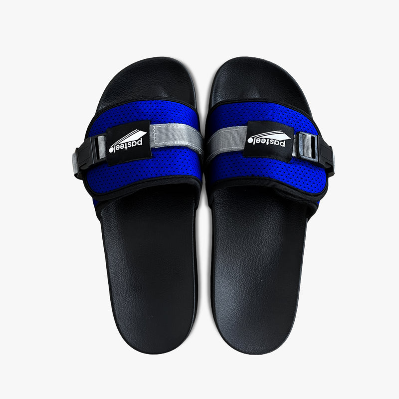 SPORTS SLIDES - ROYAL/BLACK