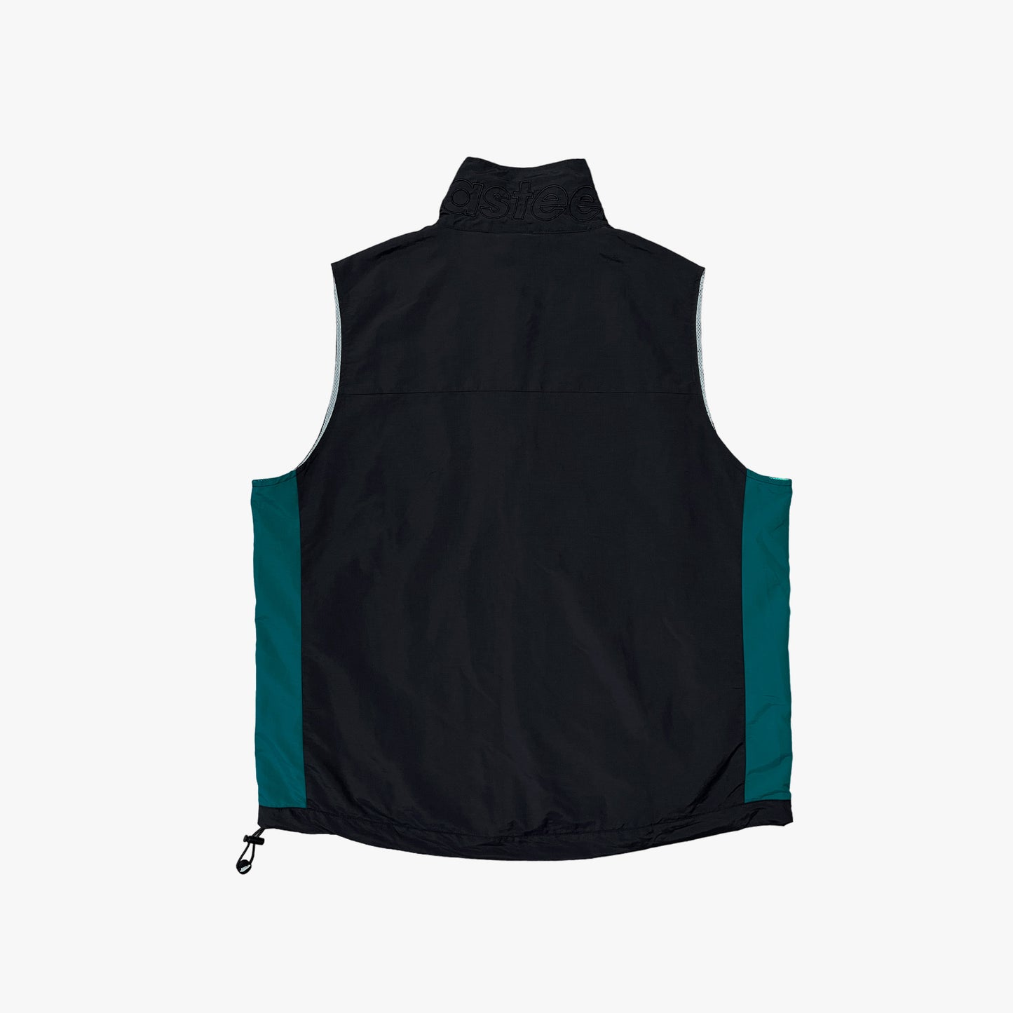 SPORTS WIND VEST - BLACK / DARK TEAL